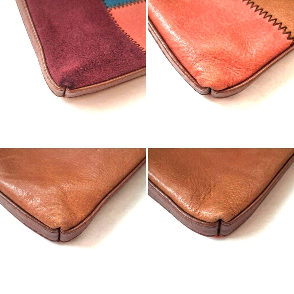 The Sak Vintage Patchwork Leather Crossbody Bag Multi Color Boho Hipster Hippie - Picture 3 of 12